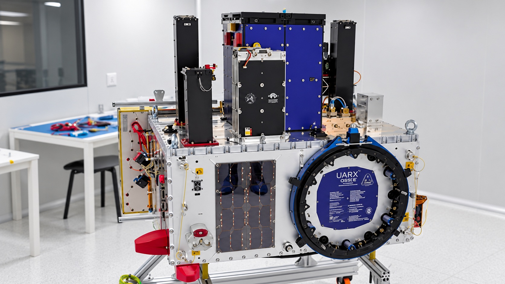 OSSIE flight configuration during the Transporter-18 integration campaign